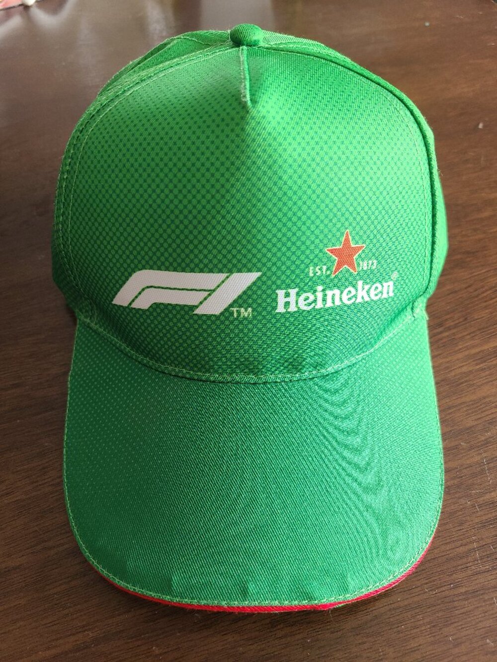 F1 Formula 1 x Heineken Green Graphic Baseball Cap Hat Adjustable Racing